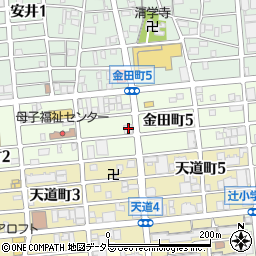 大阪急配金田営業所周辺の地図