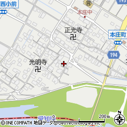 滋賀県彦根市本庄町2592周辺の地図