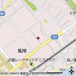 滋賀県大津市荒川805周辺の地図