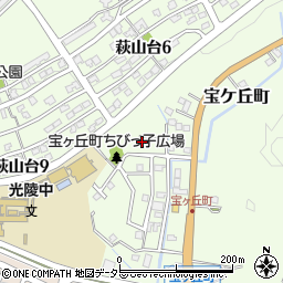 愛知県瀬戸市宝ケ丘町135周辺の地図