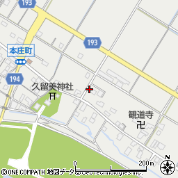 滋賀県彦根市本庄町1329周辺の地図