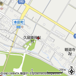 滋賀県彦根市本庄町2498周辺の地図