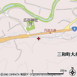 京都府福知山市三和町大身95-1周辺の地図