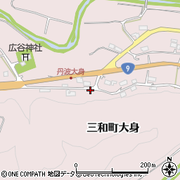 京都府福知山市三和町大身126-2周辺の地図