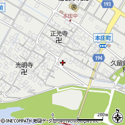 滋賀県彦根市本庄町2545周辺の地図