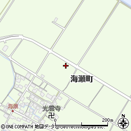 滋賀県彦根市海瀬町周辺の地図