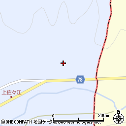 京都府南丹市日吉町佐々江白賀谷周辺の地図