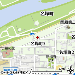 愛知県名古屋市西区名塚町3丁目87周辺の地図