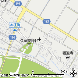 滋賀県彦根市本庄町2117周辺の地図