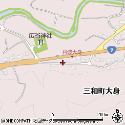 京都府福知山市三和町大身95-2周辺の地図