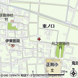 愛知県あま市二ツ寺屋敷126周辺の地図