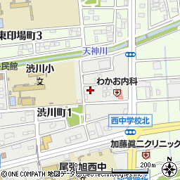 愛知県尾張旭市渋川町1丁目17-15周辺の地図