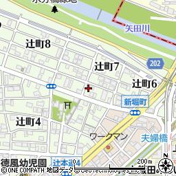 愛知県名古屋市北区辻町7丁目5周辺の地図