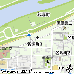 愛知県名古屋市西区名塚町3丁目90周辺の地図