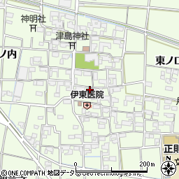 愛知県あま市二ツ寺屋敷107-6周辺の地図
