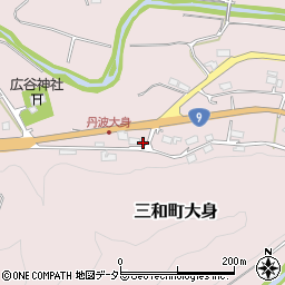 京都府福知山市三和町大身126周辺の地図