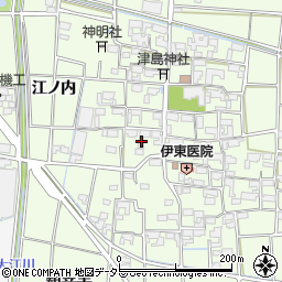 愛知県あま市二ツ寺屋敷102周辺の地図