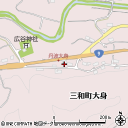 京都府福知山市三和町大身125周辺の地図