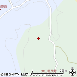 愛知県豊田市伯母沢町大船周辺の地図