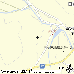 京都府南丹市日吉町四ツ谷馬場周辺の地図