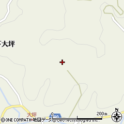 愛知県豊田市大坪町中根周辺の地図
