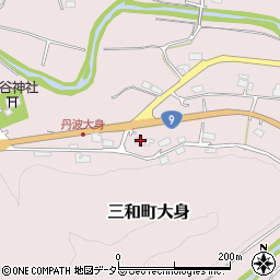 京都府福知山市三和町大身130周辺の地図