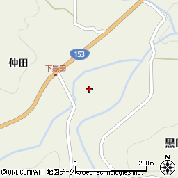愛知県豊田市黒田町一色周辺の地図