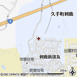 島根県大田市久手町刺鹿新諸友391-134周辺の地図