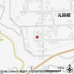 エーデル元箱根周辺の地図