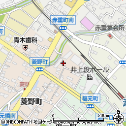 愛知県瀬戸市菱野町181周辺の地図