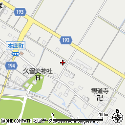 滋賀県彦根市本庄町2123周辺の地図