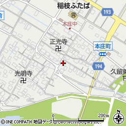 滋賀県彦根市本庄町2540周辺の地図