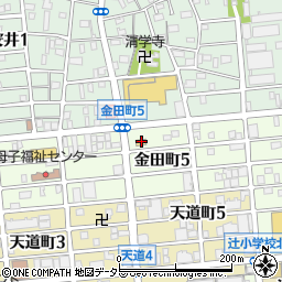 セブンイレブン名古屋金田町店周辺の地図