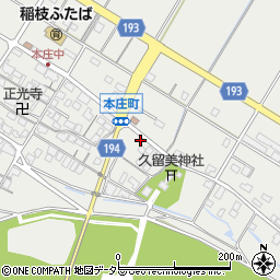 滋賀県彦根市本庄町2107周辺の地図