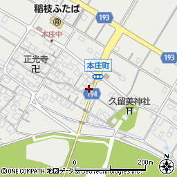 滋賀県彦根市本庄町2481周辺の地図