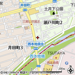横井商店周辺の地図