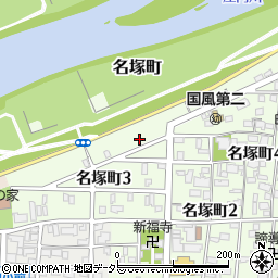 愛知県名古屋市西区名塚町3丁目102周辺の地図