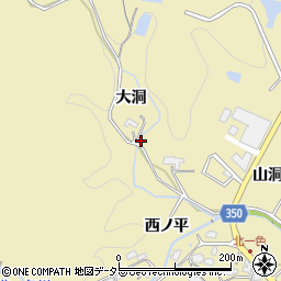 愛知県豊田市北一色町大洞775周辺の地図