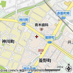 愛知県瀬戸市菱野町72周辺の地図