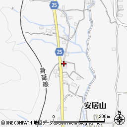 静岡県富士宮市安居山216周辺の地図
