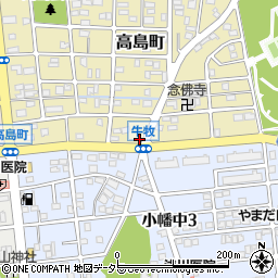 愛知県名古屋市守山区高島町266周辺の地図