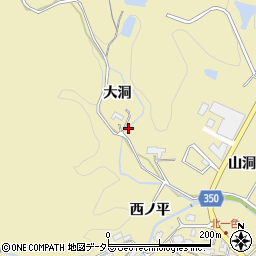 愛知県豊田市北一色町大洞88周辺の地図