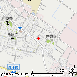 滋賀県犬上郡甲良町尼子1325周辺の地図