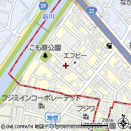 愛知県名古屋市西区こも原町周辺の地図