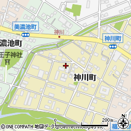 愛知県瀬戸市神川町周辺の地図
