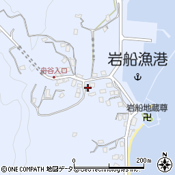 千葉県いすみ市岩船周辺の地図