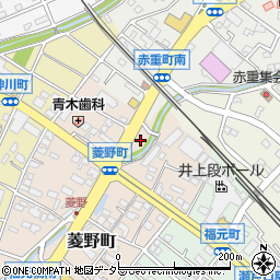 愛知県瀬戸市菱野町13-1周辺の地図