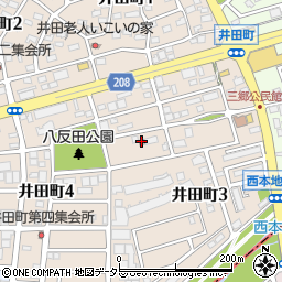 井田第３集会所周辺の地図