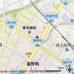 愛知県瀬戸市菱野町46周辺の地図