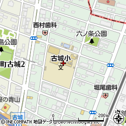 清須市立古城小学校周辺の地図
